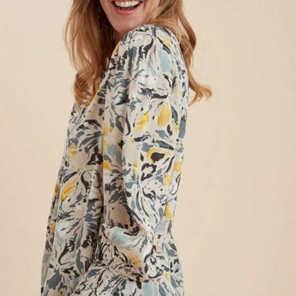 Fransa Langarm hedge mix blouse - Picture 10 of 11